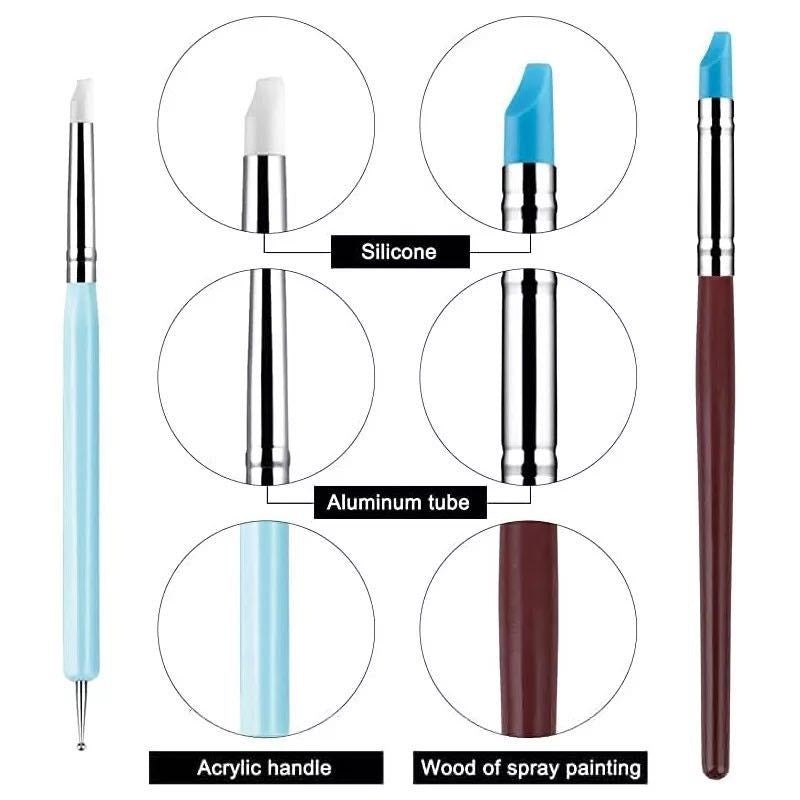 Polymer Clay Clay Silicone Pen Diamond Pen Clay Tools 10-piece Set