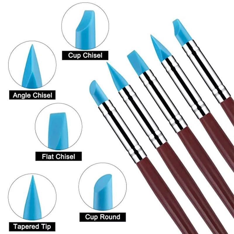 Polymer Clay Clay Silicone Pen Diamond Pen Clay Tools 10-piece Set
