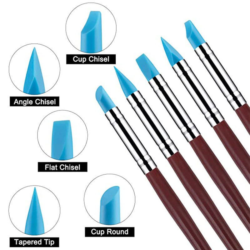 Polymer Clay Clay Silicone Pen Diamond Pen Clay Tools 10-piece Set