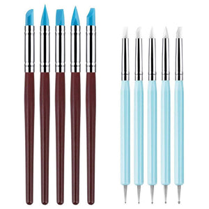 Polymer Clay Clay Silicone Pen Diamond Pen Clay Tools 10-piece Set