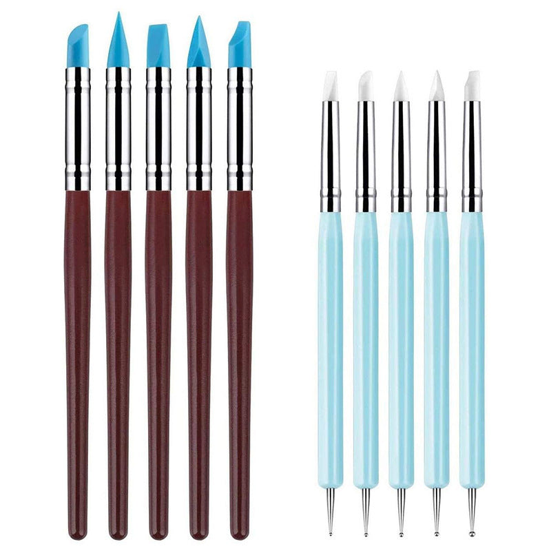 Polymer Clay Clay Silicone Pen Diamond Pen Clay Tools 10-piece Set